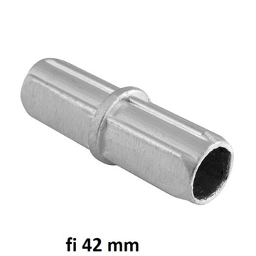 ZŁĄCZKA ŁĄCZNIK PRZEDŁUŻKA SŁUPKA fi 42 mm OCYNK