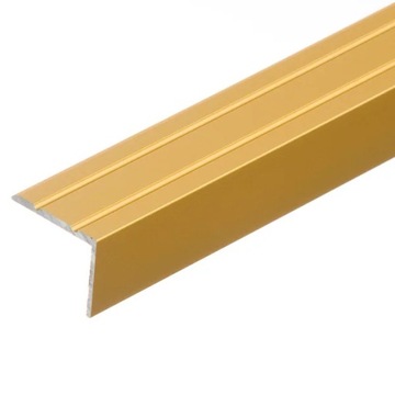Profil schodowy narożny CEZAR 25x20mm 1,35m Złoty