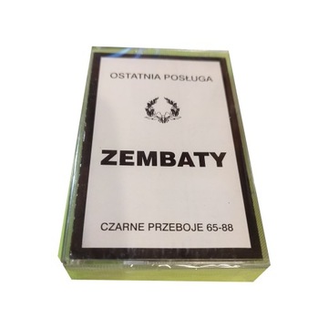 Kaseta ZEMBATY OSTATNIA POSŁUGA FOLIA NOWA