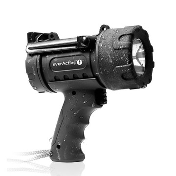 Mocny ładowalny szperacz LED everActive SL-500R Hammer USB-C IP67 500lm