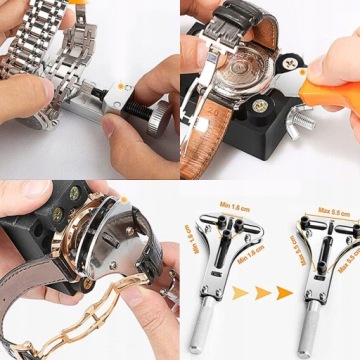 НАБОР ИНСТРУМЕНТОВ ДЛЯ ЧАСОВОГО МАТЕРИАЛА ЧЕХОЛ ДЛЯ РЕМОНТА ЧАСОВ 162 EL