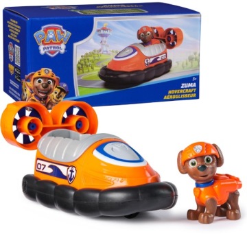 PSI PATROL ZUMA POJAZD PODUSZKOWIEC HOVERCRAFT + FIGURKA