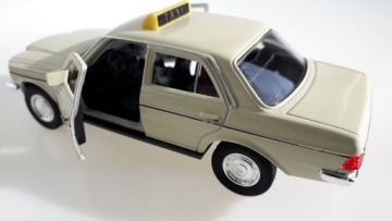 WELLY Mercedes-Benz W 123 TAXI, кремовый металлик, модель WELLY в масштабе 1:34