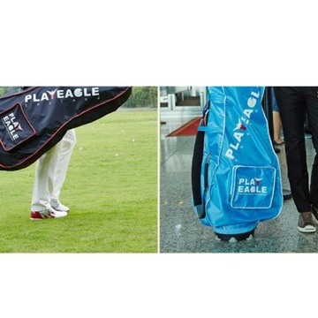 Водонепроницаемая дорожная сумка для клюшек для гольфа, серая