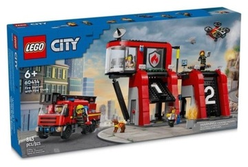60414 LEGO CITY Remiza strażacka z wozem