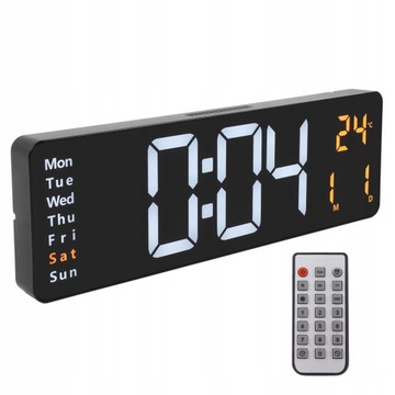 Цифровые светодиодные часы Настенные часы с большим экраном и
