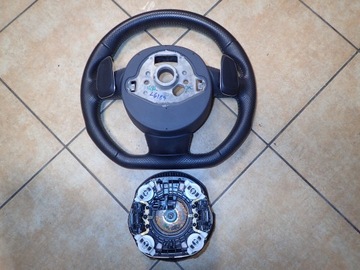 AUDI RS4 8K B8 FL КОЖАНЫЙ РУЛЕВОЕ КОЛЕСО ПОДУШКИ БЕЗОПАСНОСТИ