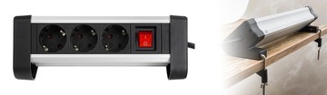 Розетка Spacetronik SPS-T34BS настольная