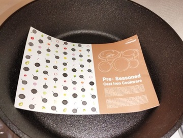 Żeliwny garnek z funkcją patelni OVERMONT 3L + 1.4L pokrywka