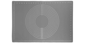 STOLNICA SILIKONOWA DUŻA MATA 40 X 60 CM SZARA