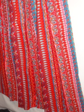 Sukienka indyjska 42 44 długa niebieska hiszpanka
