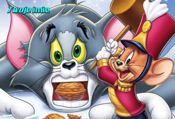 Puzzle z motywem Tom i Jerry 35el + imię GRATIS - Różne Wzory!!