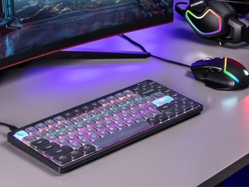 Klawiatura mechaniczna Tracer FINA 84 Blackcurrant Outemu Red Switch