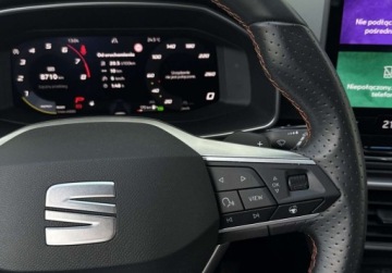 Seat Leon IV Hatchback 1.5 eTSI (MHEV) 150KM 2024 Seat Leon SalonPL FR 1.5eTSI mHEV DSG Gwarancja Matrix Beats Kessy Kamera, zdjęcie 19