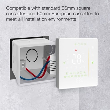 Цифровой программируемый термостат TUYA Zigbee GA