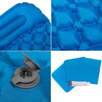 СВЕРХЛЕГКИЙ ТРЕККИНГОВЫЙ НАДУВНОЙ МАТРАС ДЛЯ ТУРИЗМА, СКАЧИВАЕМЫЙ, ПРОЧНЫЙ