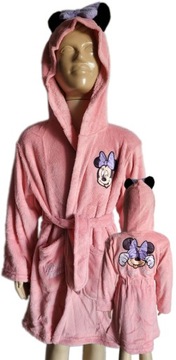 MYSZKA MINNIE SZLAFROK DZIECIĘCY Z KAPTUREM DISNEY