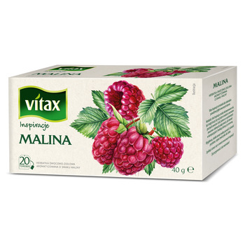 Herbata VITAX 20tb x 2g MALINA