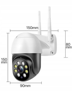 WIFI 2MPX БЕСПРОВОДНАЯ ВНЕШНЯЯ ВРАЩАЮЩАЯСЯ КАМЕРА