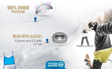 ОТКРЫТЫЕ ЛЫЖНЫЕ ОЧКИ MASTER SNOW