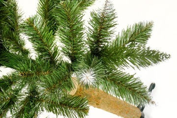 ИСКУССТВЕННАЯ РОЖДЕСТВЕНСКАЯ ЕЛЬ, АЛМАЗНАЯ ЕЛЬ НА СТВОЛЕ, 220 СМ