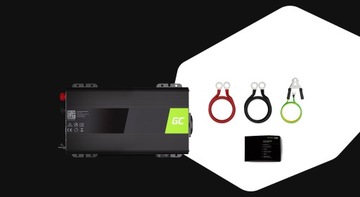 Przetwornica samochodowa PRO GreenCell inwerter 12V 500W 1000W Sinus USB