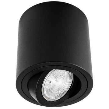 LAMPA TUBA SUFITOWA PLAFON MINIMALISTYCZNY CZARNY 322117