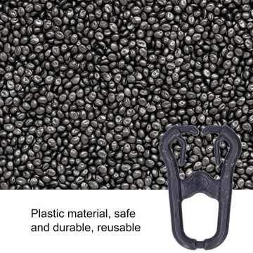 200 шт., пластиковые пряжки с куриным клювом из полипропилена