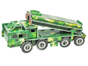 Puzzle 3D Pojazd Rakietowy