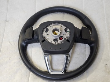 КОЖАНЫЙ РУЛЬ AUDI A4 B9 A5 8W BLADES 8W0419091FG R764