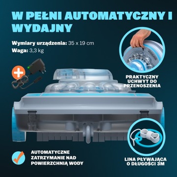 Беспроводной робот-пылесос для бассейна