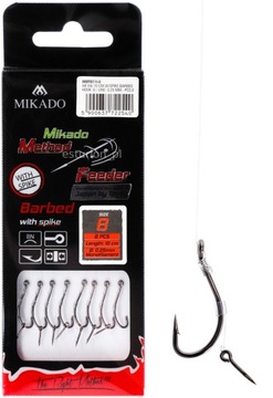 GOTOWE HACZYKI METHOD FEEDER #4/10cm Igła -żyłka