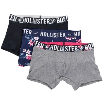 HOLLISTER by Abercrombie Bokserki Majtki 3 szt L