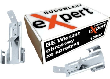 Wieszak obrotowy ze sprężyną profil CD60 GK 100szt