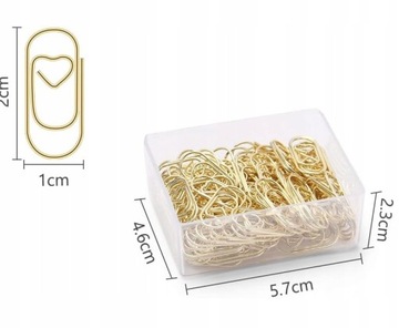 130 ЗОЛОТЫХ ОФИСНЫХ ЗАЖИМОВ В ФОРМЕ СЕРДЦА ПИСЬМО НА ДЕНЬ ВАЛЕНТИНА СВАДЬБА СВАДЬБА