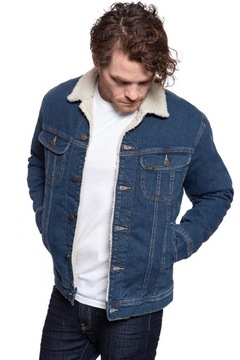 Męska kurtka jeansowa Lee SHERPA JACKET M