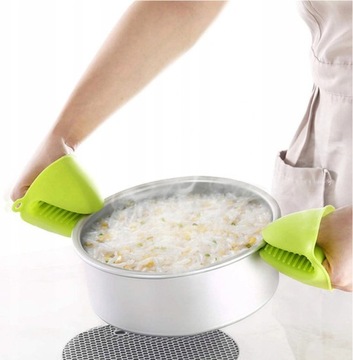 2 шт КУХОННЫЕ ПЕРЧАТКИ СИЛИКОНОВЫЕ ЛАПА ДЛЯ РУК с и