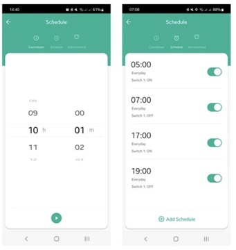 Розетка TUYA WIFI Ваттметр Таймер SMART PLUG Программатор времени WOOX