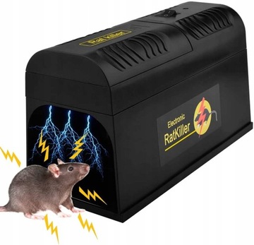 ELEKTRYCZNA PUŁAPKA ŁAPKA NA SZCZUR MYSZY GRYZONIE