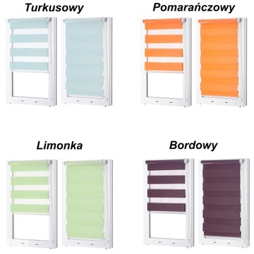 РОЛЛОННЫЕ ШТОРЫ ДЕНЬ НОЧЬ РОЛЛЕР 75х150СМ с натяжителем, ЦВЕТА ПО РАЗМЕРУ НА ЗАКАЗ