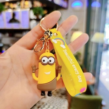 БРЕЛОК ДЛЯ БРЕЛОК «МИНЬОНЫ» КРАСИВЫЙ НА КАЖДЫЙ ДЕНЬ КУЛОН 20 СМ КУЛОН + БЕСПЛАТНЫЙ ЧЕХОЛ
