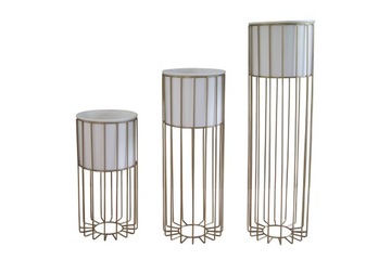 Металлическая подставка для цветов GOLD Design LOFT, 42 см