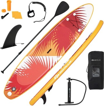 zestaw SUP deska 320x76x15cm z pompką Liścia klonu