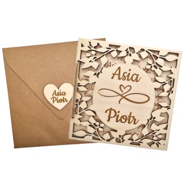 ПЕРСОНАЛИЗИРОВАННАЯ СВАДЕБНАЯ ОТКРЫТКА СВАДЕБНЫЙ ПОДАРОК