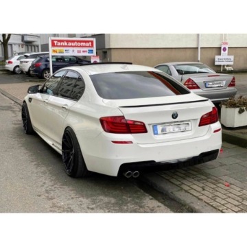 Хоккейный спойлер на заднюю дверь BMW F10 M5 LOTKA SMALL GLOSS ЧЕРНЫЙ PIANO BLACK