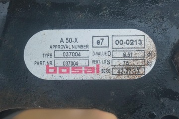 MAZDA 3 BK ZAŘÍZENÍ(HÁK) TÁŽNÝ BOSAL 037004 2003-2007ROK