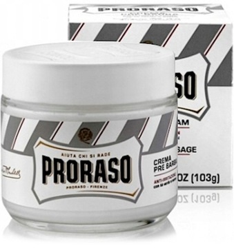 PRORASO - Krem przed goleniem linia biała 100 ml