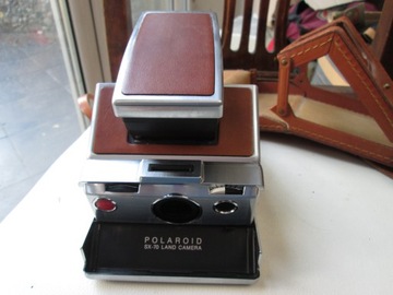 Наземная камера Polaroid SX-70 МЕТАЛЛИЧЕСКИЙ КОРИЧНЕВЫЙ ФУНКЦИОНАЛЬНЫЙ