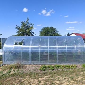 Szklarnia łukowa Afrodyta 3x8m z POLIWĘGLANU 4mm profil 40x20mm