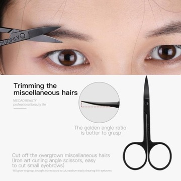 Набор резаков для бровей 4/6/9/11 шт., триммер для бровей